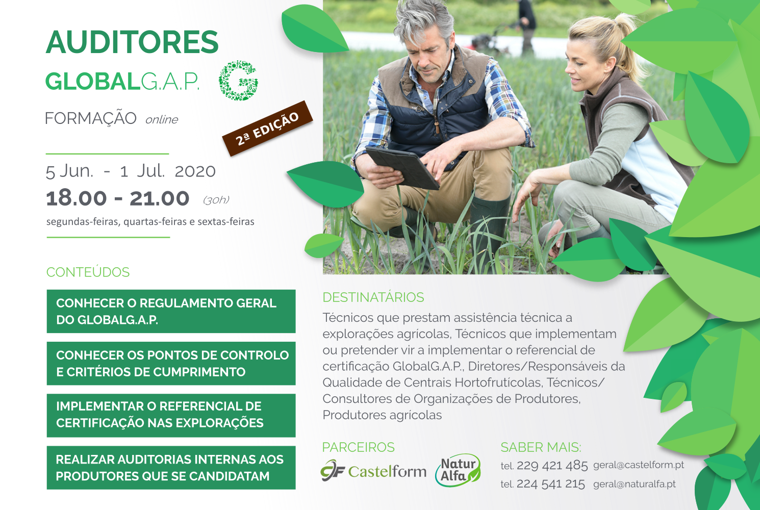 Qualificação de Auditores Internos GlobalG.A.P. - Frutas & Legumes - 2º Ediçâo