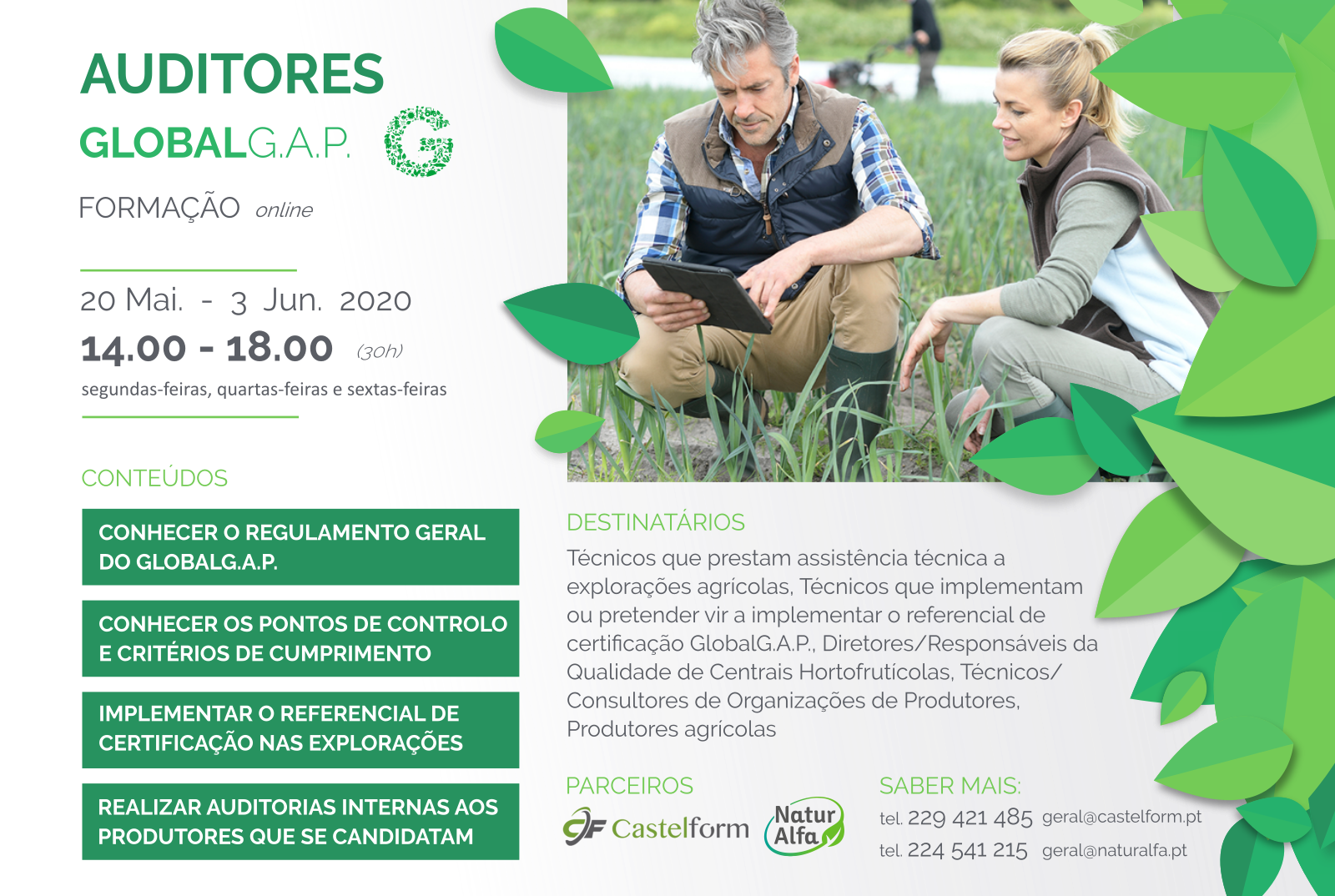 Qualificação de Auditores Internos GlobalG.A.P. - Frutas & Legumes